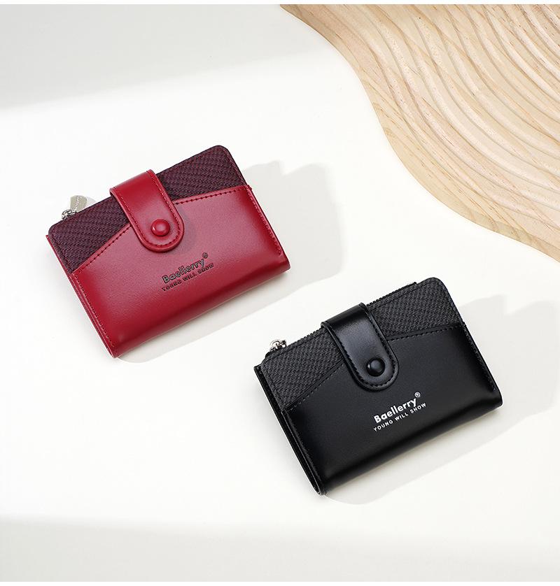 Baellerry Stylish Multi-Card Short Coin Purse for Women