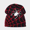 Hot Sale Gothic Spider Web Jacquard Knitted Hat Men's Hip Hop Outdoor Warm Hat Women's Wool Hat Tide