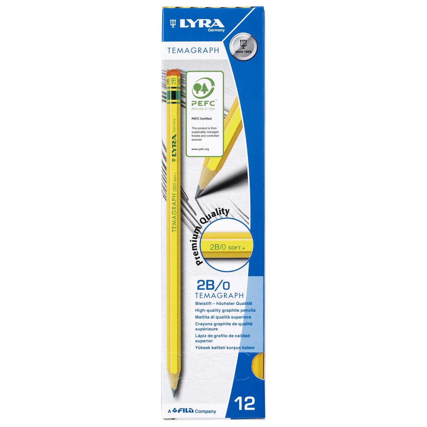 LYRA Temagraph 2B Упаковка карандашей L1140102, 12 шт.,