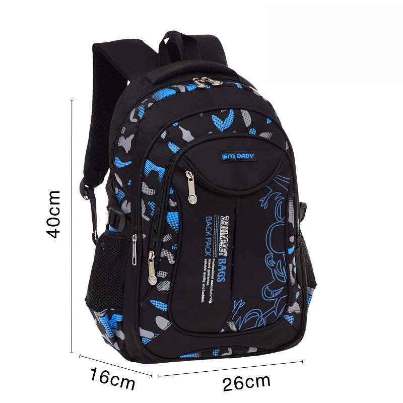 Casual Large-capacity Men's Backpacks, Lightweight and Wear-resistant Schoolbags for Primary School Students and Children