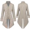 Men's 2025 Punk Gothic Victorian Lace Tailcoat Jacket