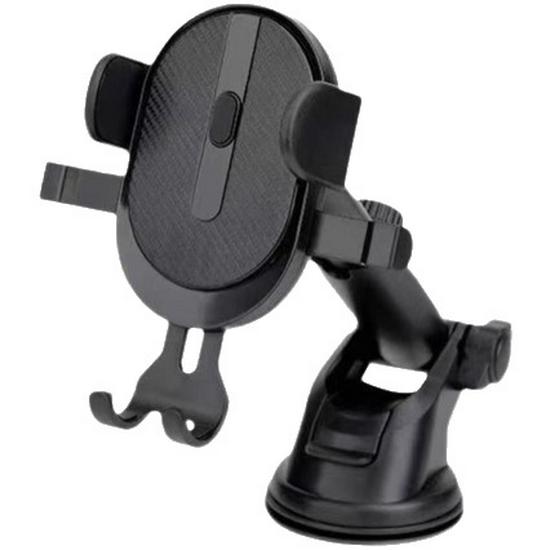 Universal Telescopic Car Phone Holder with Vacuum Suction for Dashboard & Windshield
