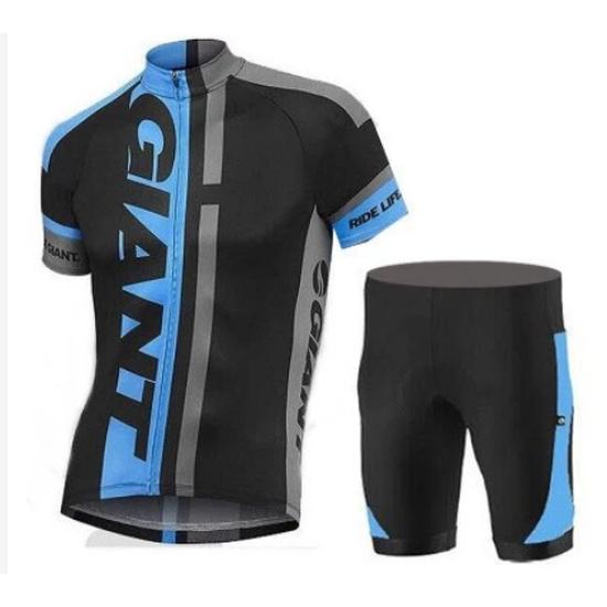GIANT Mountain Bike Cycling Jersey Pants Suit Dynamic Bike Short-Sleeved Bike Jersey Off-Road Bike Jersey Bib Pants Suit Cycling Jerseys