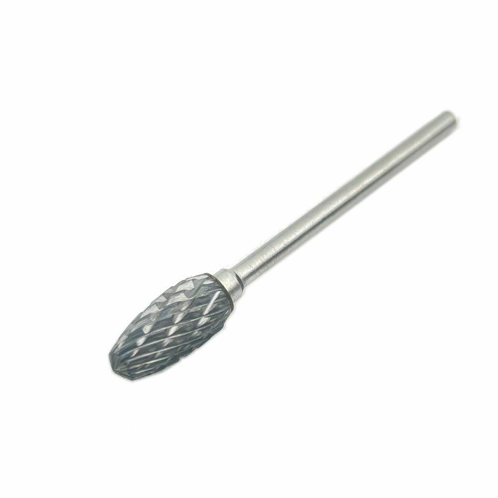 2.35x6mm Tungsten Steel Carbide Bur Cutter Rotary Tool Burr Double Diamond Cut Rotary Dental Polishing Tools