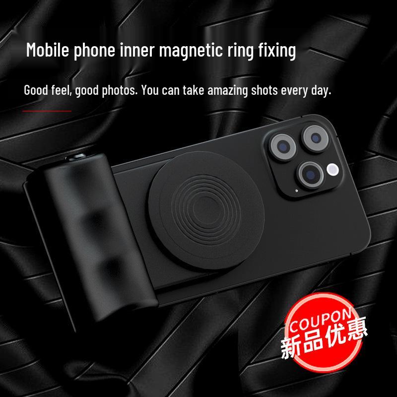 Magnetic Bluetooth Selfie Stick & Wireless Charger: 3-in-1 Multifunctional Desktop Stand