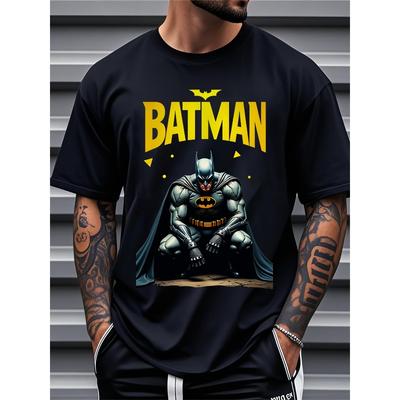 European Sizes Justice League Batman Superhero Men'S Fishers of Men T-Shirt | Vintage Streetwear Relaxed Graphic Tee