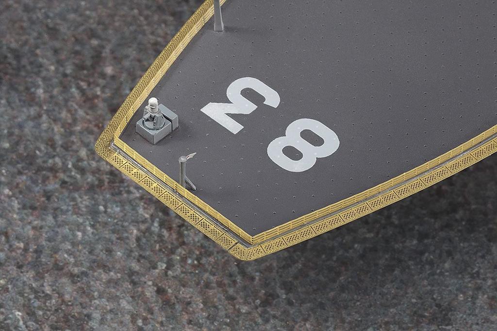 Hasegawa 1/700 Scale Detail-Up Etched Parts for the Japan Maritime Self-Defense Force Destroyer Izumo, Plastic Model Kit Parts QG53