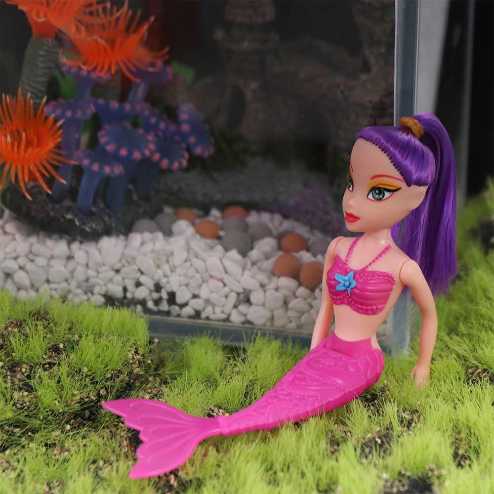 16cm  For  Birth Gift Educational Classic Princess Fairy Doll Mermaid Doll Girls  Swimming Pool Toys