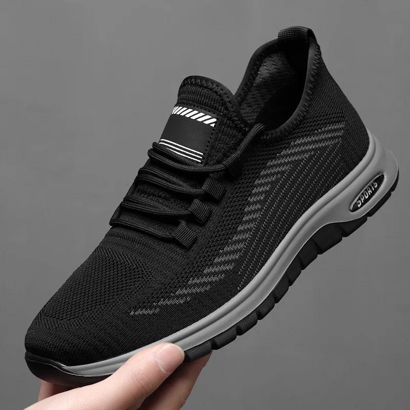 

Модные летне-осенние кроссовки на полой платформе для мужчин, дизайнерские повседневные мужские сетчатые туфли, модные легкие спортивные Zapatos De Hombre 38