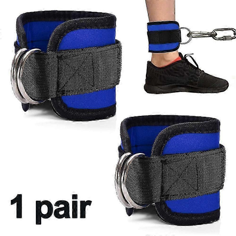 Durable Ankle Straps for Gym and Fitness Training,Compatible with Cable Pull Machines (2-Piece Set) for Men and Women less