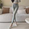 High-Waisted Skinny Jeans - Light Flared, Elastic, Slim Fit, New Spring/Summer American Style.