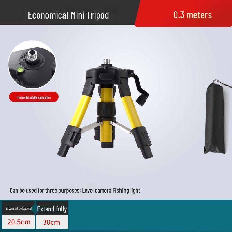 Thickened Lifting Support Rod Telescopic Tripod for Infrared Laser Level