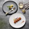 Nordic Creative Hotel Steak Pasta Plate Restaurant Food Decoration Dessert Plate Ceramic Dining Plate Home Solid Color Tableware