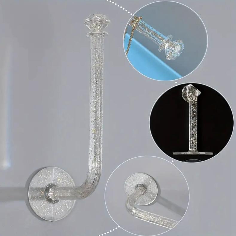 Kreative Kein Stanzen Klebstoff Schmuck Lagerung Rack Gummi Band Organizer Aufhänger Haken