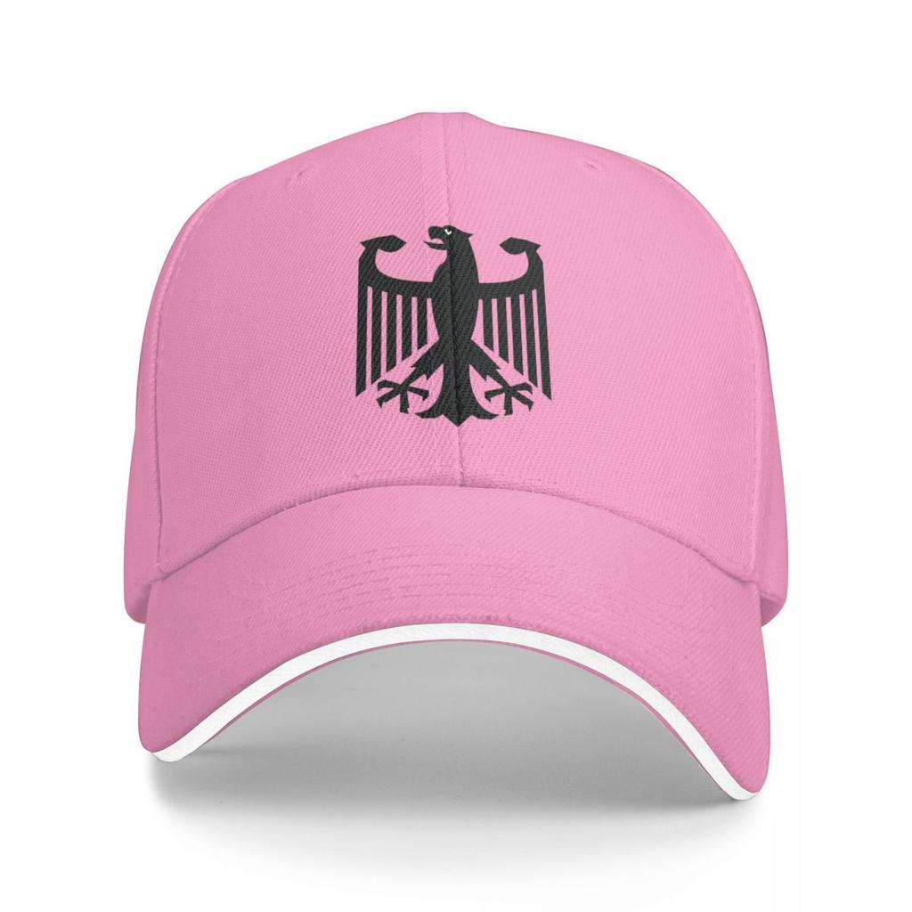 Wappen von Deutschland Baseballkappen Snapback Baseballmützen Atmungsaktiv Lässig Kappe Outdoor Unisex