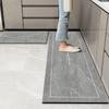 Kitchen Floor Mats Waterproof Oil-Proof Wipeable Washable Mat Leather Non-Slip Dirt-Resistant Carpet Imitation Marble Long Rugs