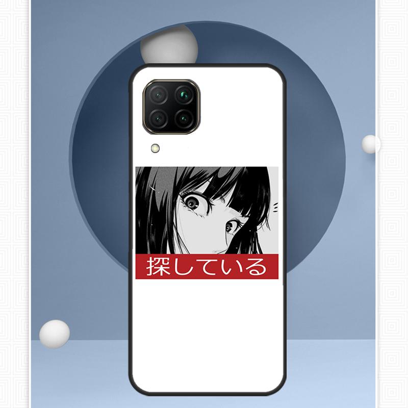 Sad Japanese Anime For Huawei Nova 12i 12s 11i 8i Y91 Y60 Y70 Y72 Y90 Y61 9 10 SE P20 P40 Lite P30 P60 Pro Case