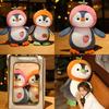 Cute Fruit Penguin Plush Toy Animal Zoo Couple Penguin Doll Baby Sleep Soothing Rag Doll 25cm 40cm 70cm 90cm