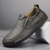 38-48 Men's Genuine Leather Breathable Moccasins Men Business Flats Shoes Driving Shoes Mens Moccasin
