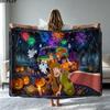 Scoobydoo Print Flannel Blanket High Quality Warm Comfortable Cover for All Seasons Perfect for Gifts Home Decor