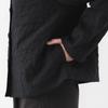 MUJI Women's Kapok Blend Double Gauze Quilted Jacket, Black, Size XL, BD103A5S