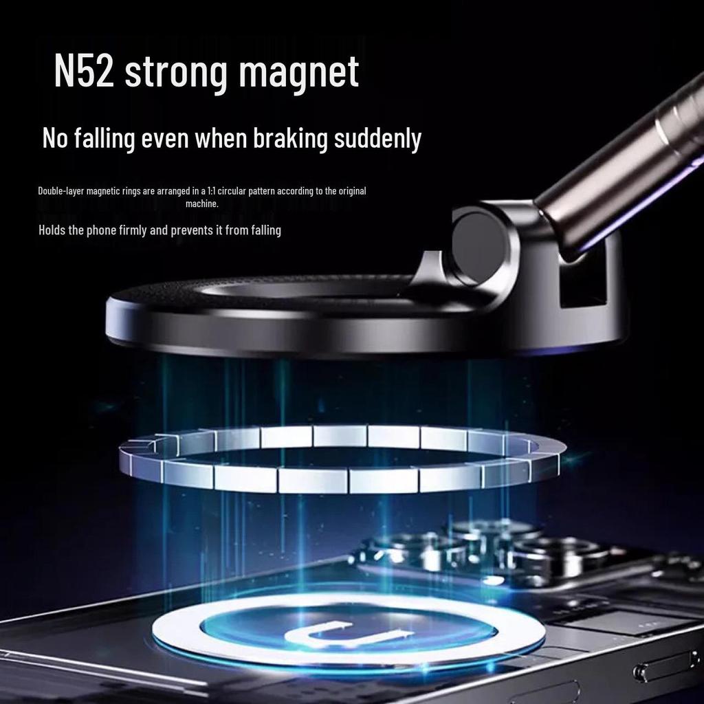 2026 Best-Seller Vacuum Suction Magnetic Car Phone Holder - Multi-functional and Stable