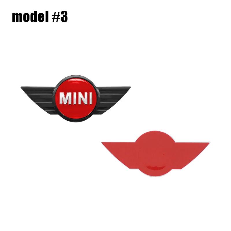 15.1/11.9cm 3D ABS Car Front Hood Emblem Stickers Rear Trunk Badge For Mini Cooper Countryman Clubman F55 F56 R55 R56 R60 JCW