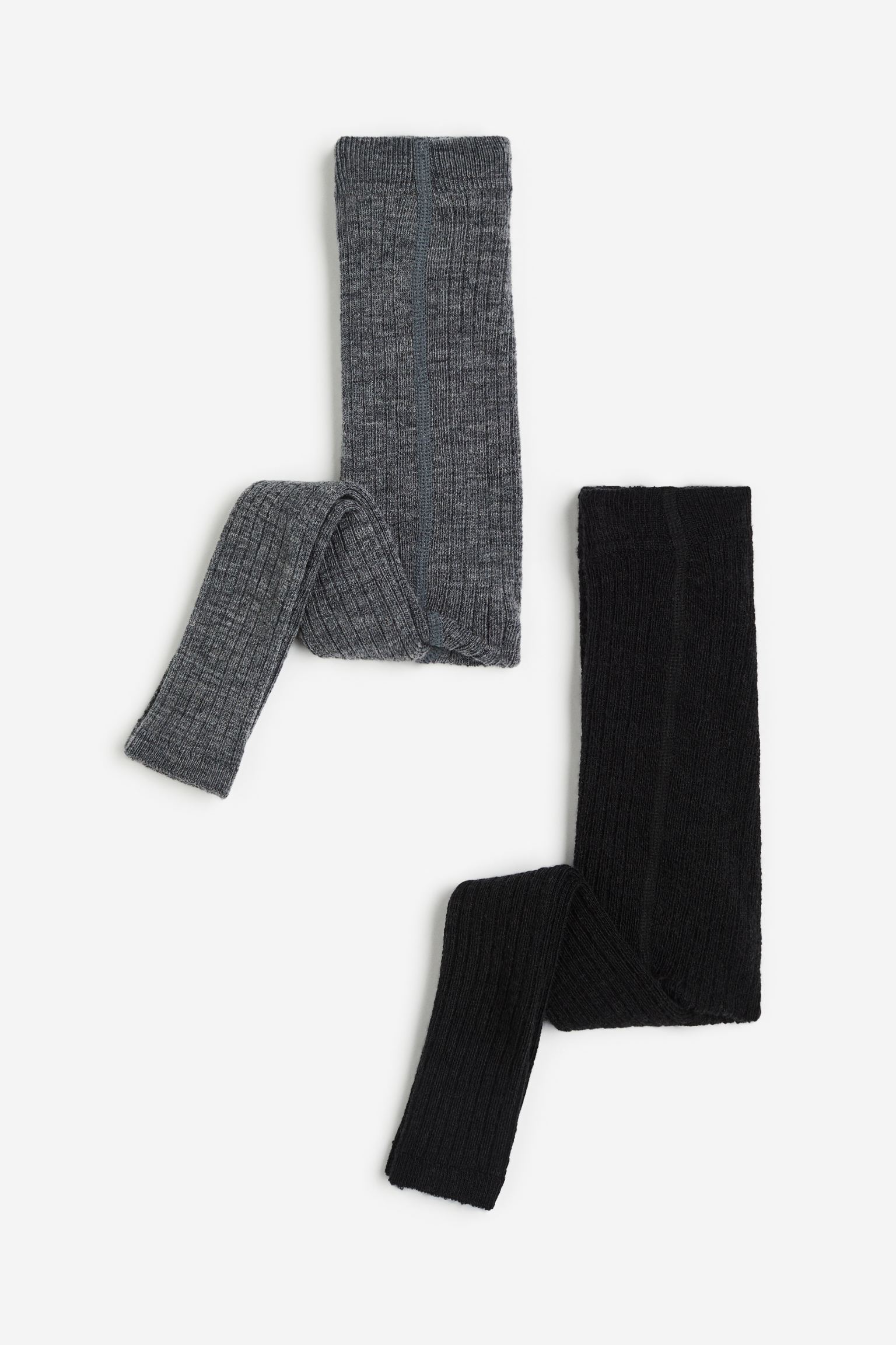 

2-pack wool-blend footless tights