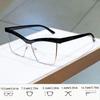 Fashion Glasses - Y2K Cat-Eye Frame, Fashionable Eyewear, Minimalist Eyewear, Durable Eyewear, Suitable for Decoration Women Men