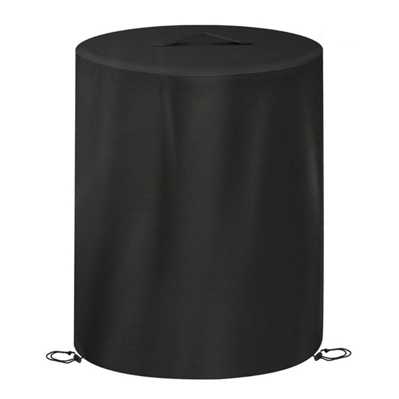 

Outdoor Heater Cover600D Oxford Fabric Fire Pit Protectors with Reinforced Edges Waterproof Easy Storage 1