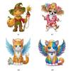 2D Flat DIY Diamond Painting Kit Acrylic Shaking Head Ornament Desktop Diamond Art Kits Diamond Painting Desktop Decorations