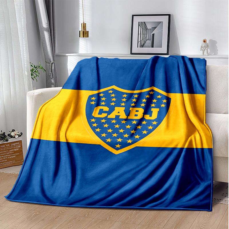 Cabj Flannel Blanket Soft Warm All-Season Throw, Design for Camping, Car Travel, Hiking Sofa, Bed, Office Perfect Gift for Parties
