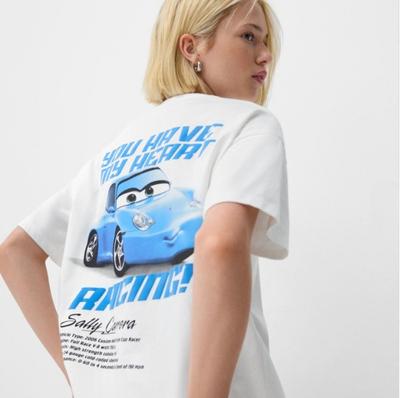 Family Summer Men's Women's Sally I'm Lightning Cars McQueen Graphic T-Shirt Accessories Fun Cotton Couple Top Kids T-Shirt