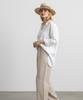 Stripe Line Kangkang Panama Hat