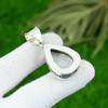 Pear Howlite Stone 925 Silver Bezel Trendy New Vintage Sister Pendant Jewelry