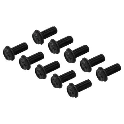 High Quality Exquisite Practical Brand New Screw Left Hand Thread M8 M7 M6 Accessories Carbon Steel Hex Flange