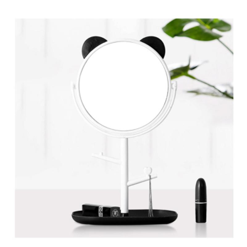 Klappspiegel, runder Make-up-Taschenspiegel, Stand-Kosmetikspiegel, Glasspiegel, quadratischer Make-up-Spiegel, drehbarer Spiegel
