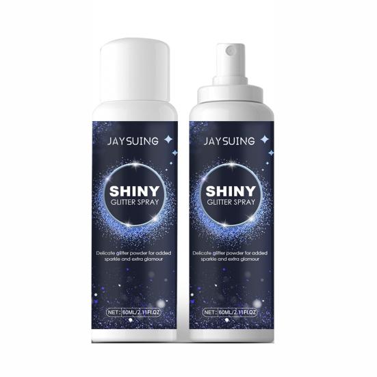 Spray de lentejuelas novedoso de 60 ml, seguro, útil y brillante para la piel