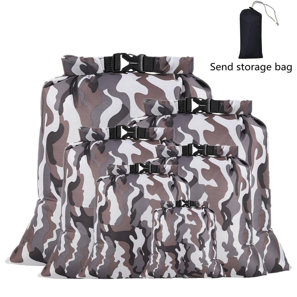 

6-Piece Outdoor Camouflage Waterproof Storage Bag Set Camping and Sports Bag