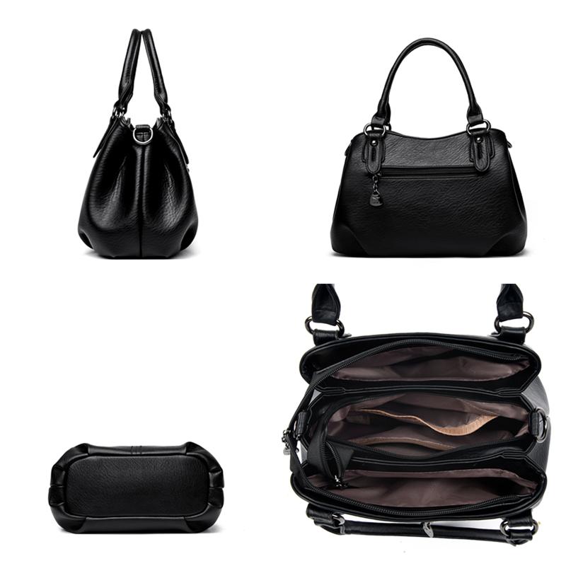 Prosta Torba Tote w Stylu Retro, Torba Crossbody z Wieloma Przegródkami, Codzienna Torba na Ramię Odpowiednia na Co Dzień, na Czas Wolny, do Dojazdów do Pracy