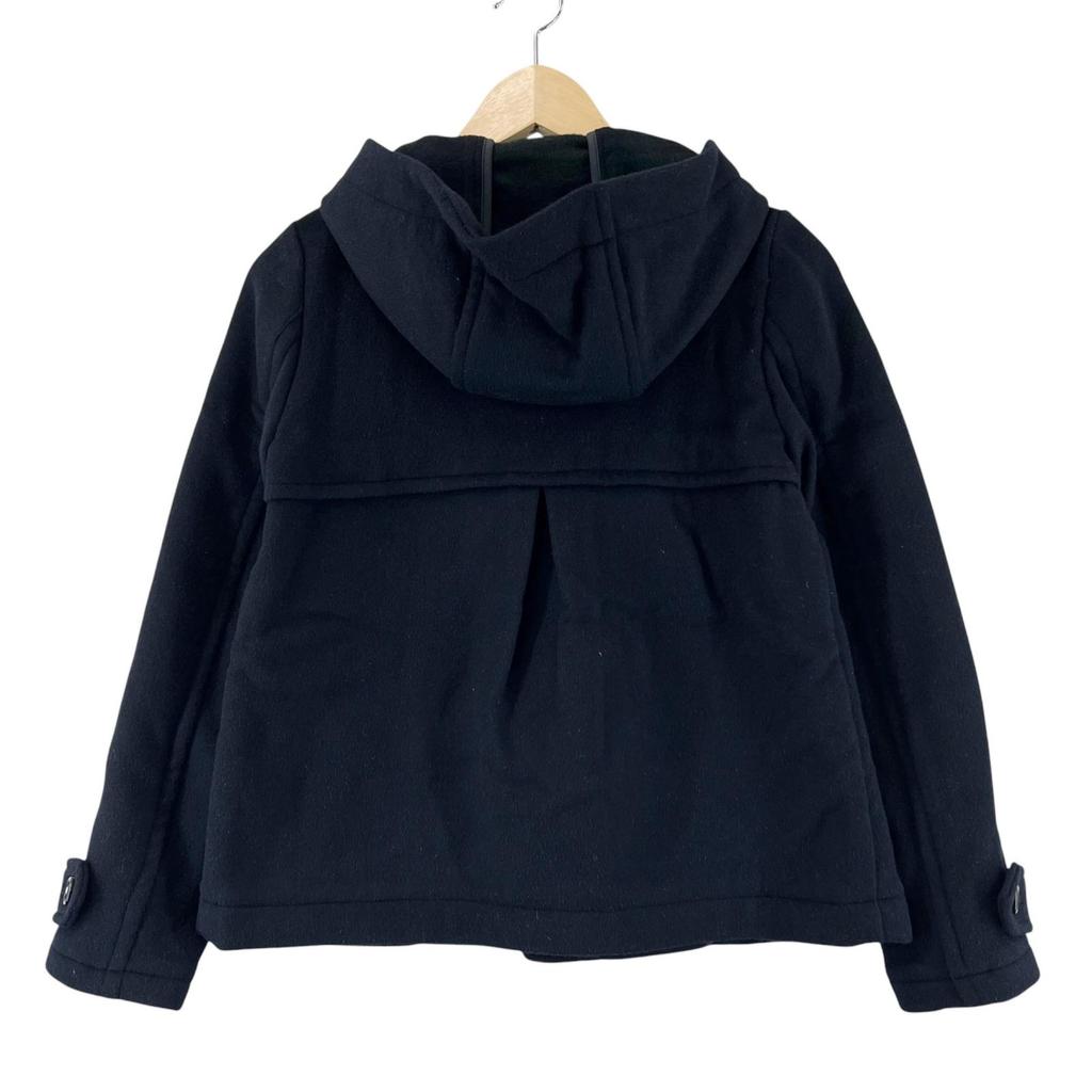 N.Natural Beauty Basic Plain Duffel coat Navy Women S used