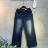 C S In The Room Ykk Zipper waShIng poCket Straight Wide jeanS 4Color