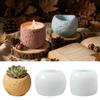 DM1329 Irregular Planet Flowerpot Vase Gypsum Cement Molds Rough Surface Incense Burner Epoxy Resin Molds