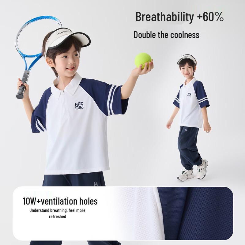 Boys' Color Block Short Sleeve Polo Shirt