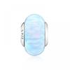 Pandora 791691c01 Opalescent Ocean Blue Murano Silver Charm