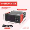 1/4 Pcs Digital Temperature Controller Smart Adjustment Incubator Controller Digital Display Temperature Regulator for Hatchery