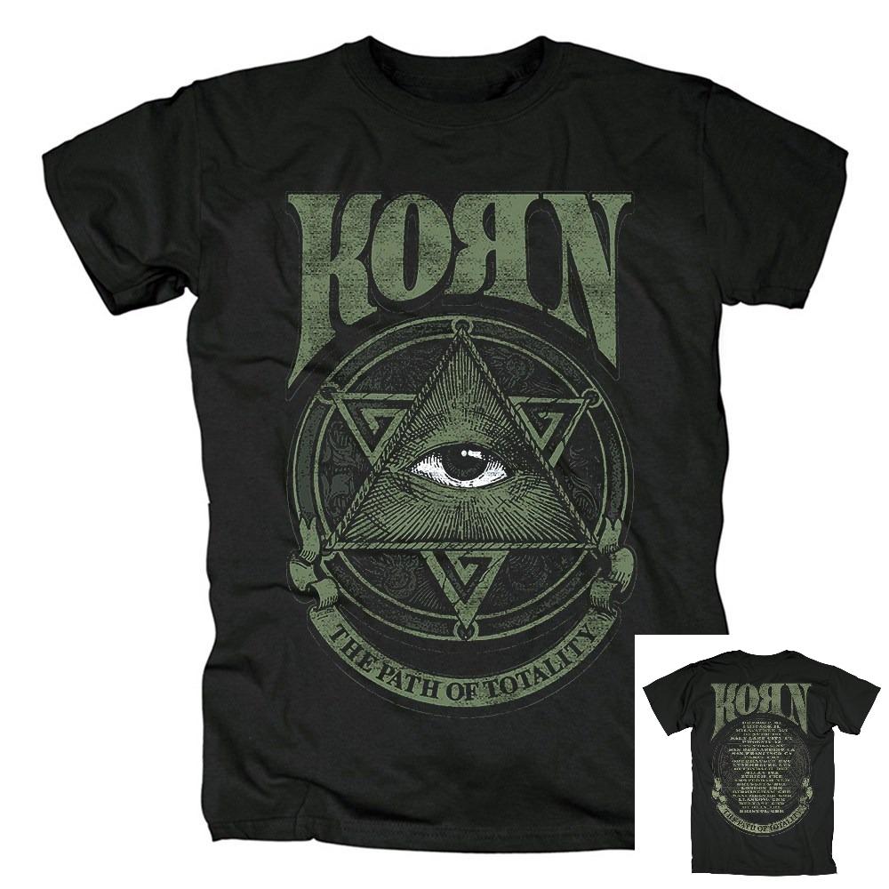 

Cohen Band Heavy Metal Music Festival Attire Darkthemed Printed Shortsleeved Europeanstyle Loose Tshirt M