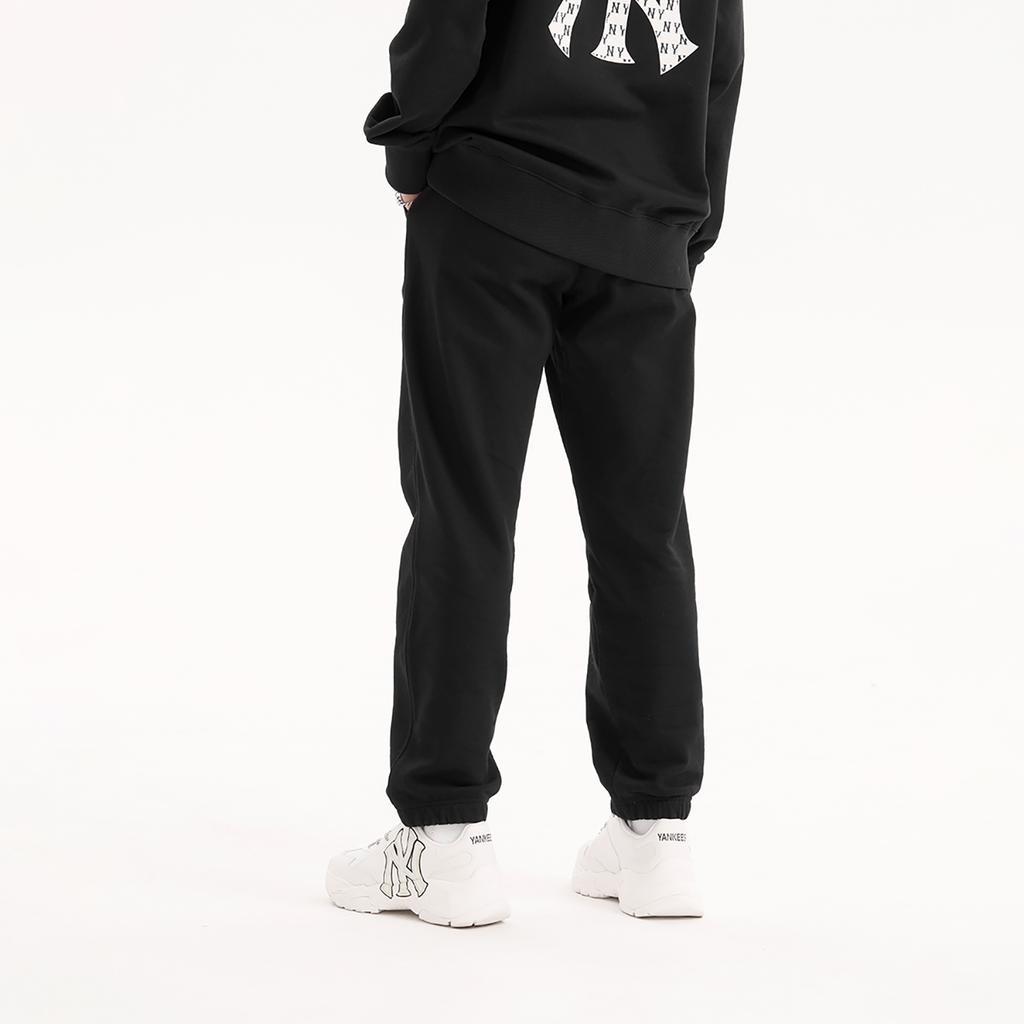 New MLB New York Yankees Knitted Sweatpants Unisex Black 3APTE0114-50BKS