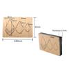 Wooden Leather Cutting Die DIY Crafts Embossing Decor Teardrop with EVA Foam