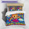 3pcs Custom Name Ballerina Capuchina Bedding Set Duvet Cover Closure Includes 1 Duvet Cover & 2 Pillowcases for All Seasons Bedroom Decor